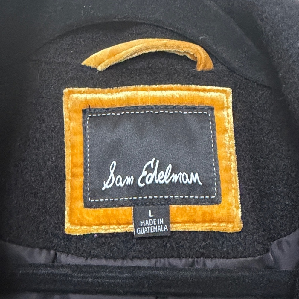 Sam Edelman Classic Black Coat - Picture 5 of 8